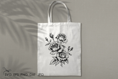 Rose flowers SVG Product Image 4