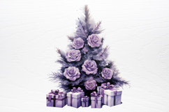 Lavender And Christmas Tree Sublimation PNG Product Image 4