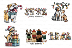 Christmas Dogs Clipart Bundle Product Image 2