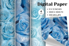 Flower Pattern Background Wallpaper Digital Paper_33 Product Image 1