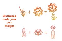 Papercut Flowers - 15 SVG cut files Product Image 4