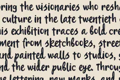 Orven Hand Cut Organic Display Font Product Image 4