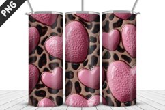 Lovely Hearts Tumbler Design | Valentine&#039;s Day Tumbler Wrap Product Image 1