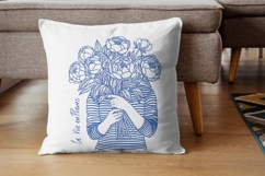 Hand-Drawn Flower PNG Sublimation Bundle - 300 DPI Product Image 4
