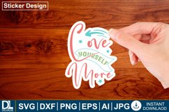 Motivational sticker design, Inspirational sticker design Product Image 1