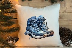 Winter Hiking Clipart Sublimation, Christmas PNG Product Image 4