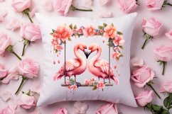 Valentine Animal On Swings Clipart, Valentine Animal Clipart Product Image 4