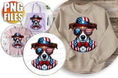 Dazzling TOTE BAG Gift Ideas PNG, American Dog Product Image 1