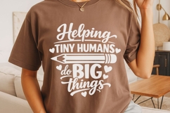 Helping Tiny Humans Svg, Back To School Svg, Teacher Svg. Product Image 5
