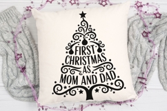 First Christmas As Mom And Dad Svg, Christmas family Svg. Product Image 7