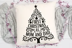 First Christmas As Mom And Dad Svg, Christmas family Svg. Product Image 7