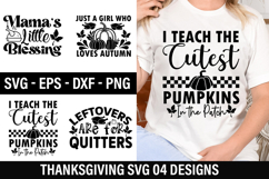 Thanksgiving SVG Design - Gather Here With Grateful Hearts Product Image 1