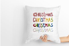 Watercolor inscriptions Christmas SVG EPS PNG JPG Product Image 3