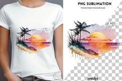 Sunset png design for T-shirts Product Image 4