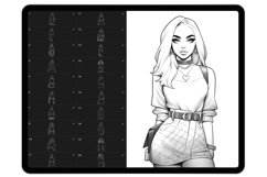 60 Procreate Edgy Style Stamp Brushes Product Image 8