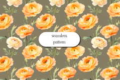 Wildflowers Digital Paper , Flowers Scrapbook, Meadow paper Product Image 1