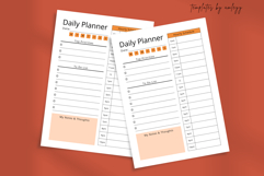 Aesthetic Daily Planner Template | Minimal Canva Editable Product Image 2