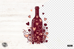 Doodle Summer Wine Clipart Product Image 1