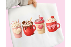 Yarn Valentine Coffee PNG, Valentine Coffee Faux Yarn PNG Product Image 2