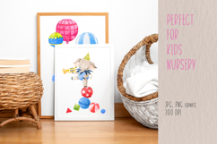 Watercolor Cute Circus Animals Product Image 6
