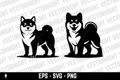 Illustration of a husky dog isolated on white background. Product Image 4