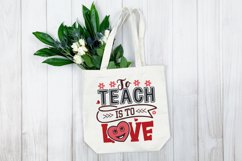 To teach is to love SVG Product Image 4
