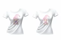 Mom and daughter, Dwarf digital clipart png, Mother's Day Product Image 4