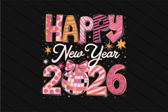 Happy New Year 2026 PNG, Product Image 1