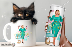 Boss Lady Hairstylist PNG Salon Owner Sublimation Design Product Image 5