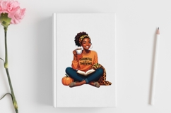 Autumn woman melanin png design for T-shirts Product Image 2