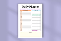 Daily Planner Aesthetic Template | Editable Canva Layout Product Image 4