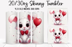 Valentine skinny tumbler - Sublimation Tumbler Design Product Image 1