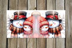 Cute Christmas Snowman | 4 xmas Sublimation Mug designs Product Image 5