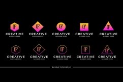 Letter QF Logo Bundle Monogram Product Image 1