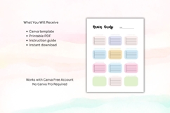 Brain Dump &amp; Task Triage Planner A4 US Letter Canva Product Image 4