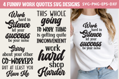 Funny Work Quotes SVG Product Image 1