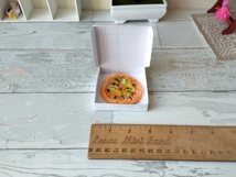Miniature pizza box digital PDF file download dollhouse Product Image 4