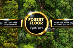 forest floor Digital Papers - 04 variations Product Image 1