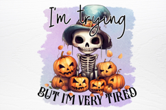 Funny Skeleton Halloween Sublimation PNG Product Image 4
