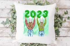 Best friends clipart for Christmas 2023 Product Image 4