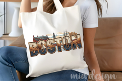 Boston Massachusetts PNG, Vintage Sailing Harbor Sublimation Product Image 4