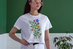 Bright Wildflower Embroidery Design Set Product Image 4