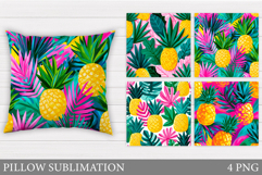 Pineapple Pillow Design. Pineapple Sublimation Product Image 1