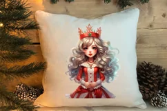 Christmas Little Girl Clipart Sublimation, Christmas PNG Product Image 4