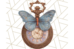 Vintage Butterfly PNG Clipart, Fairytale Cottagecore Images Product Image 4