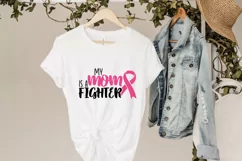 My mom is a fighter, Ribbon svg, Cancer svg, Product Image 3