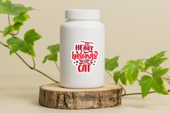 My heart belongs to my cat Sticker Product Image 4