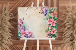 Watercolor Floral Wedding Digital Paper Bundle Product Image 4