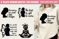 Black Woman Quotes SVG Product Image 1