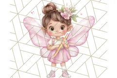 Bookish Fairy PNG Clipart, Whimsical Reading Elements Png Product Image 4